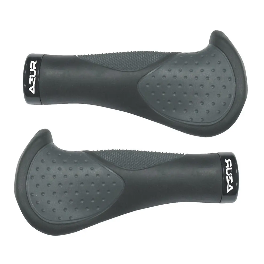 Azur Ergo Comfort Plus Lock-On Grips Grey 1
