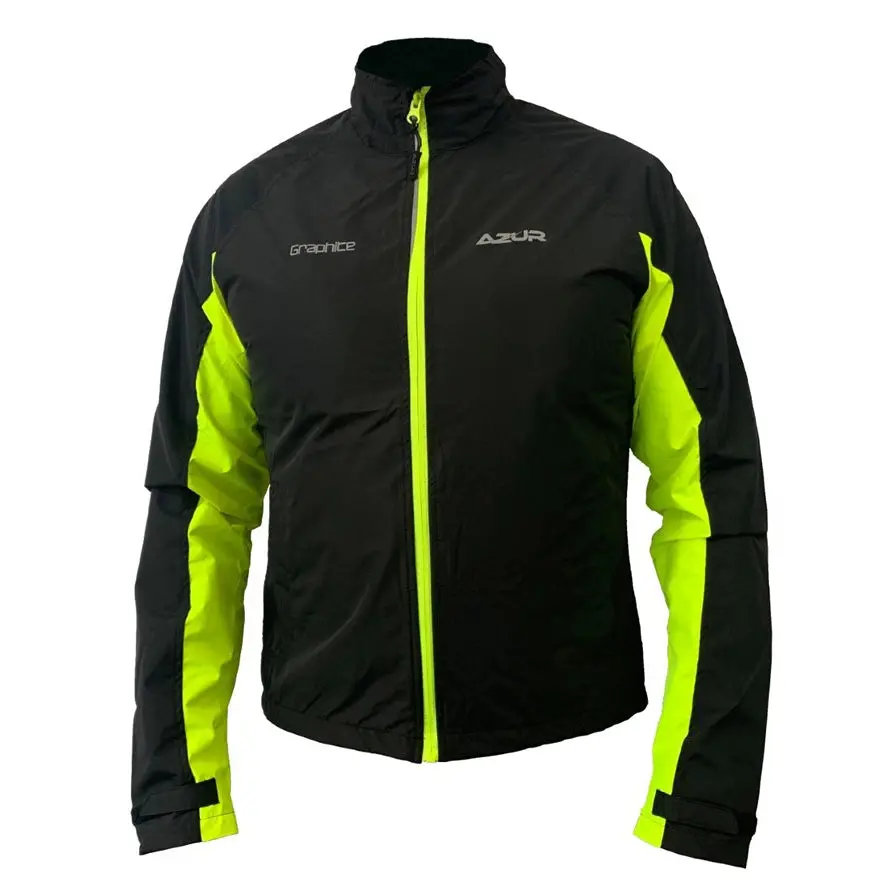 Azur Mens Graphite Wind Jacket 1