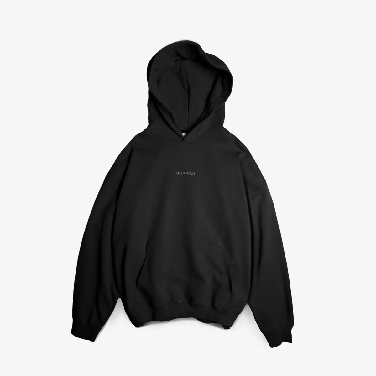Basic Black Hoodie 1