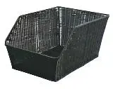 Bpw Wicker Rattan Rear Basket Black (8862A) 1
