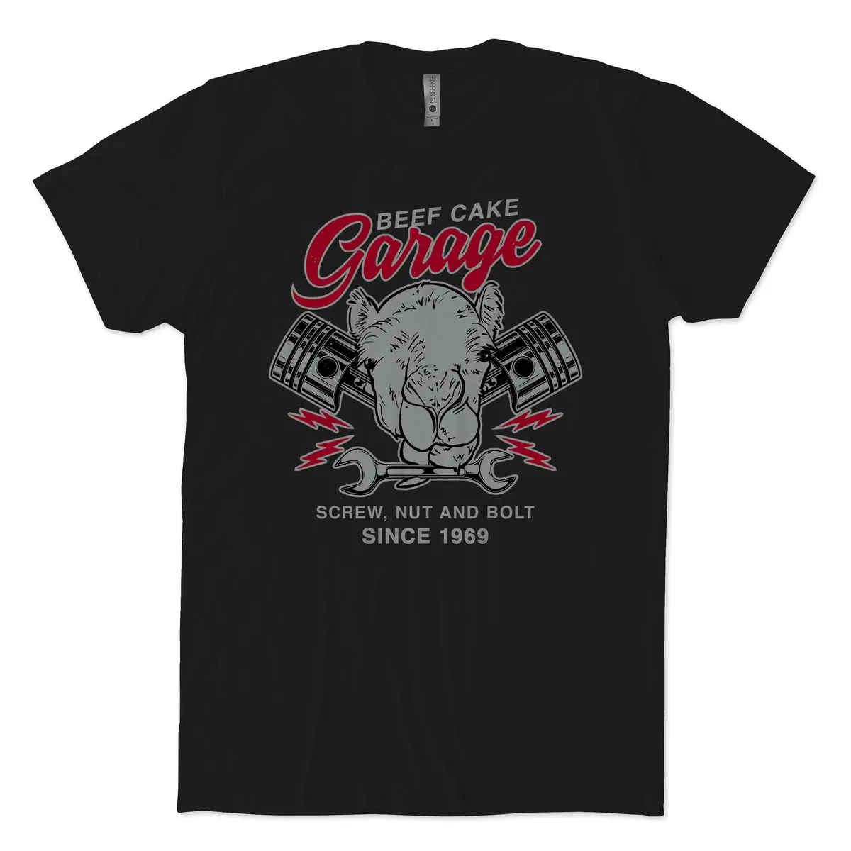 Beefcake Garage T-Shirt 1