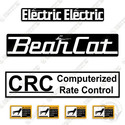 Fits Bear Cat Electric Decal Kit Asphalt Distributor 1
