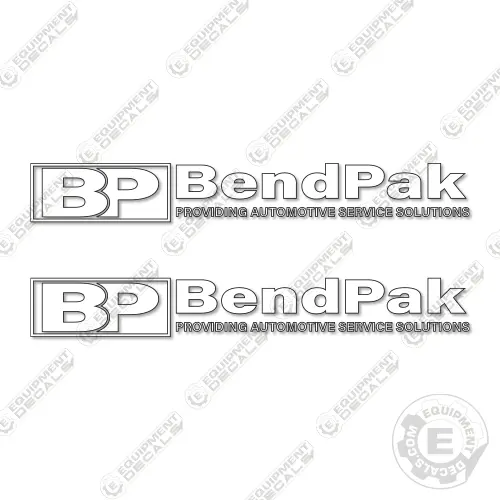 Fits Bendpak Car Lift Logo Decals - 16" 1