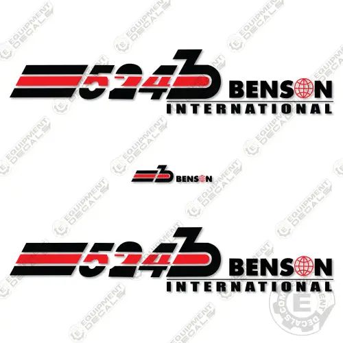 Fits Benson International 524 Decal Kit Flatbed Replacement Stickers 45" 1