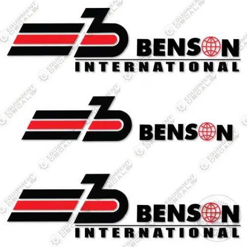 Fits Benson International Decal Kit Flatbed Replacement Stickers 31" 1