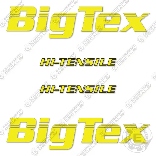 Big Tex Logo Decal Kit 1