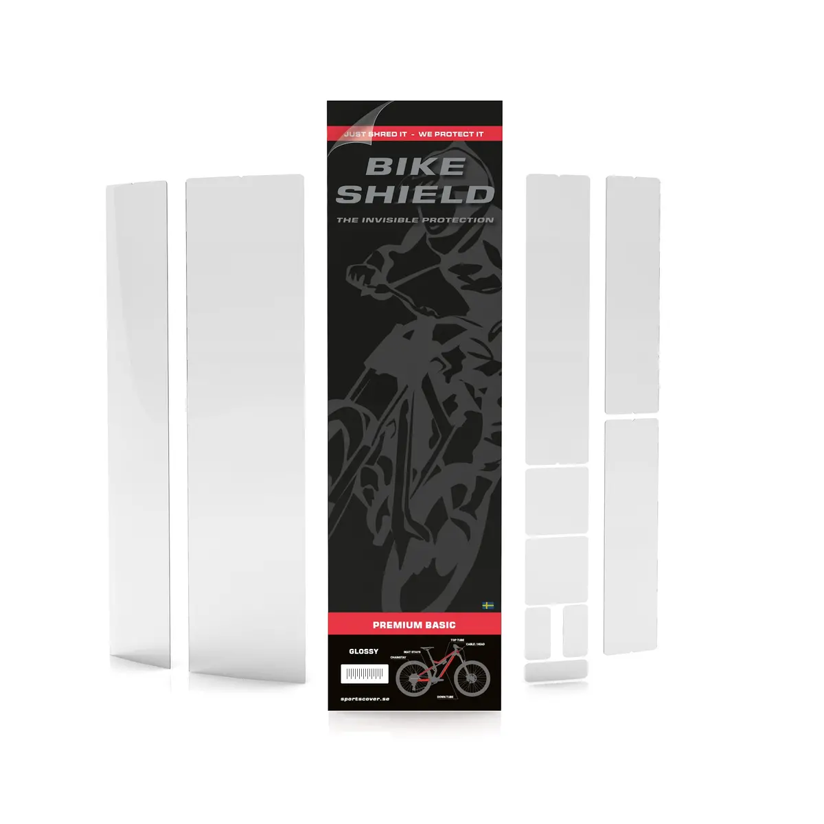 Bike Shield Premium Basic Frame Protection Kit 1