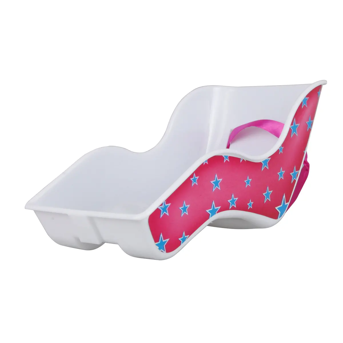 Bikes Up Kids Doll Seat - Reddy Pink/Blue Stars 1