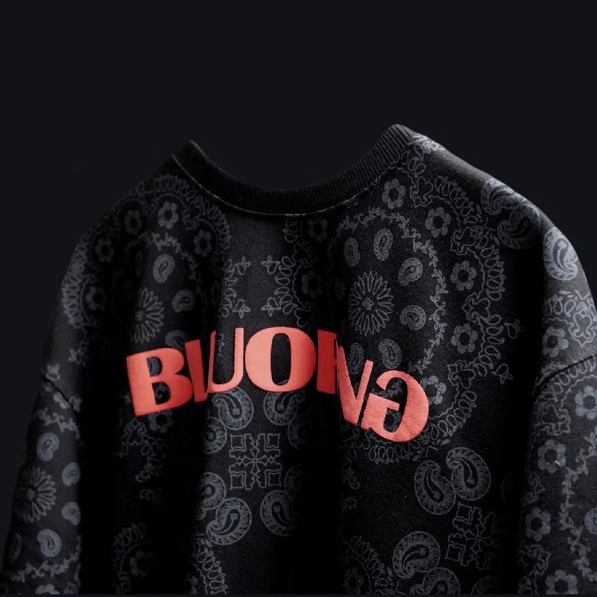 Black Paisley T-Shirt 1