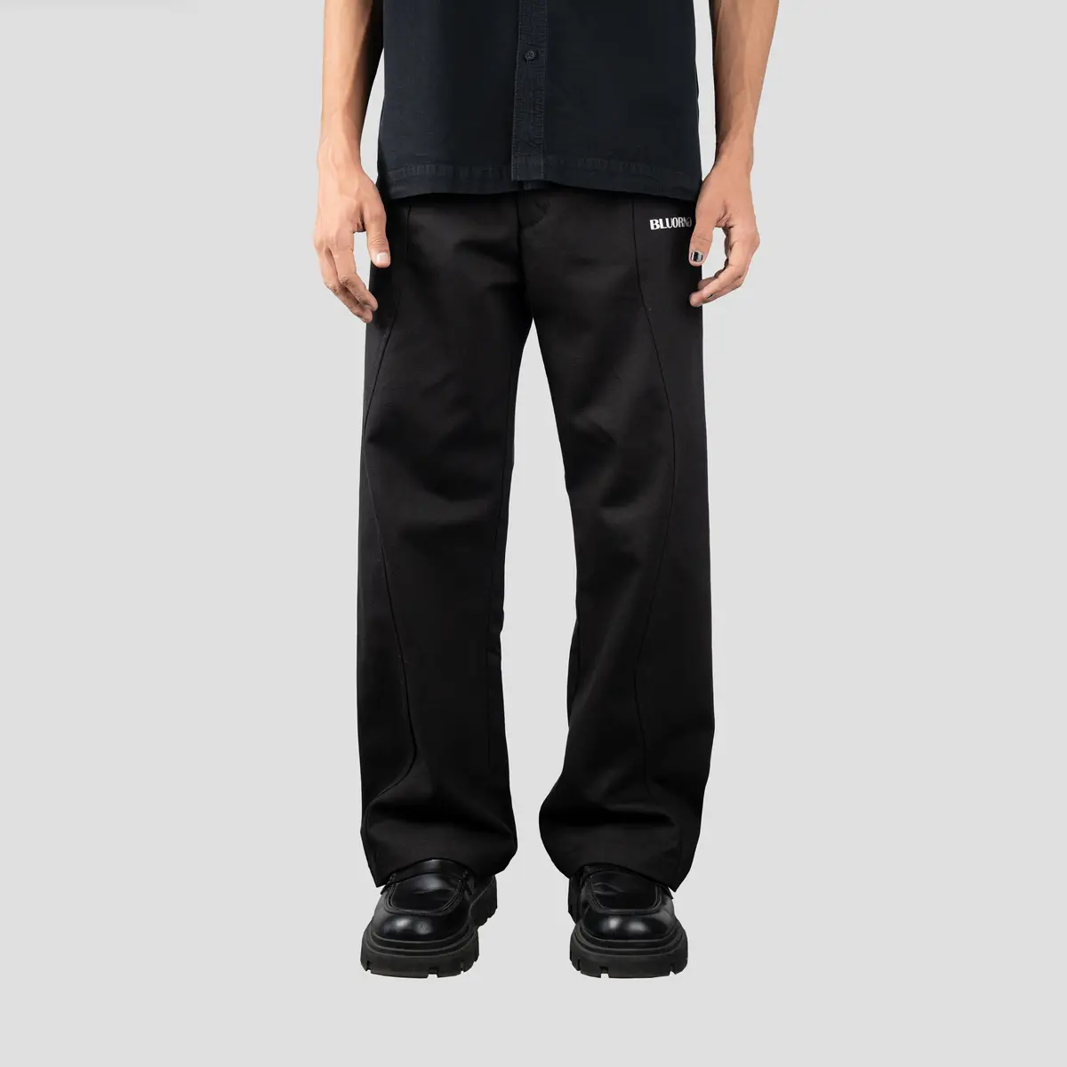 Wavy Black Pants 1
