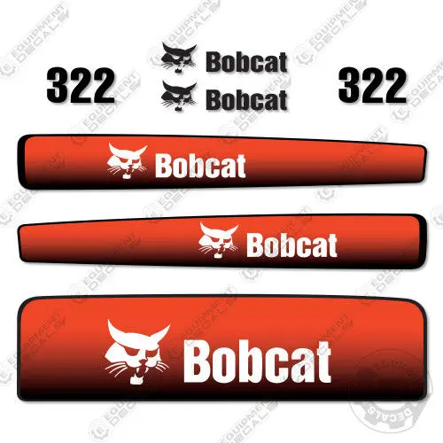 Fits Bobcat 322 Mini Excavator Decal Replacement Kit 1