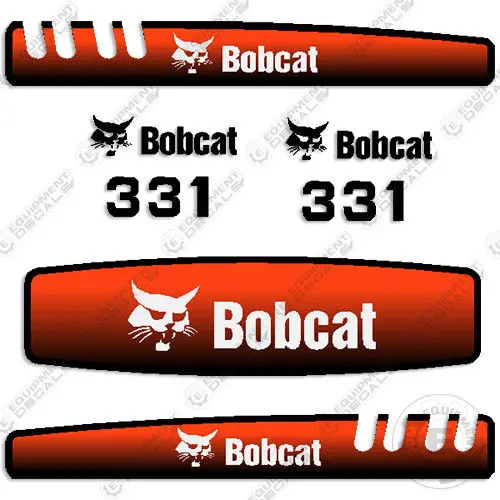 Fits Bobcat 331 Mini Excavator Decal Replacement Kit 1