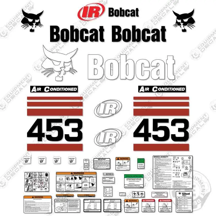 Fits Bobcat 453 Decal Kit Skid Steer 1