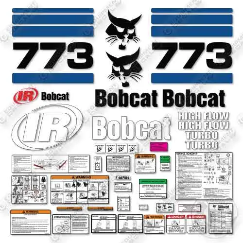 Fits Bobcat 773 F-Series Decal Kit Steer Loader 1