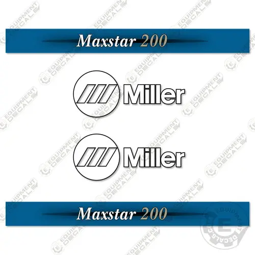 Fits Bobcat Miller Maxstar 200 Decal Kit Generator Welder 1