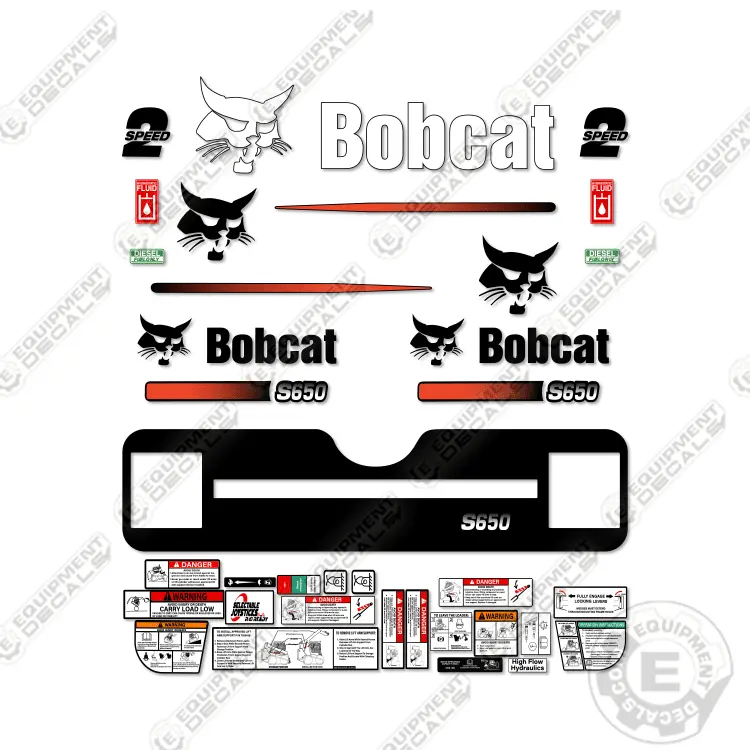 Fits Bobcat S-650 Decal Kit Skid Steer M-1 1