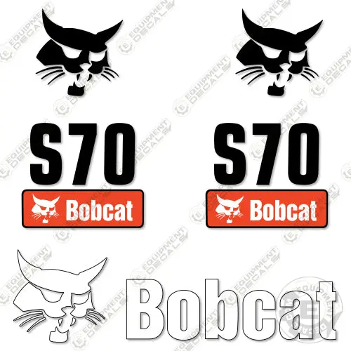 Fits Bobcat S70 Skid Steer Decal Kit 1