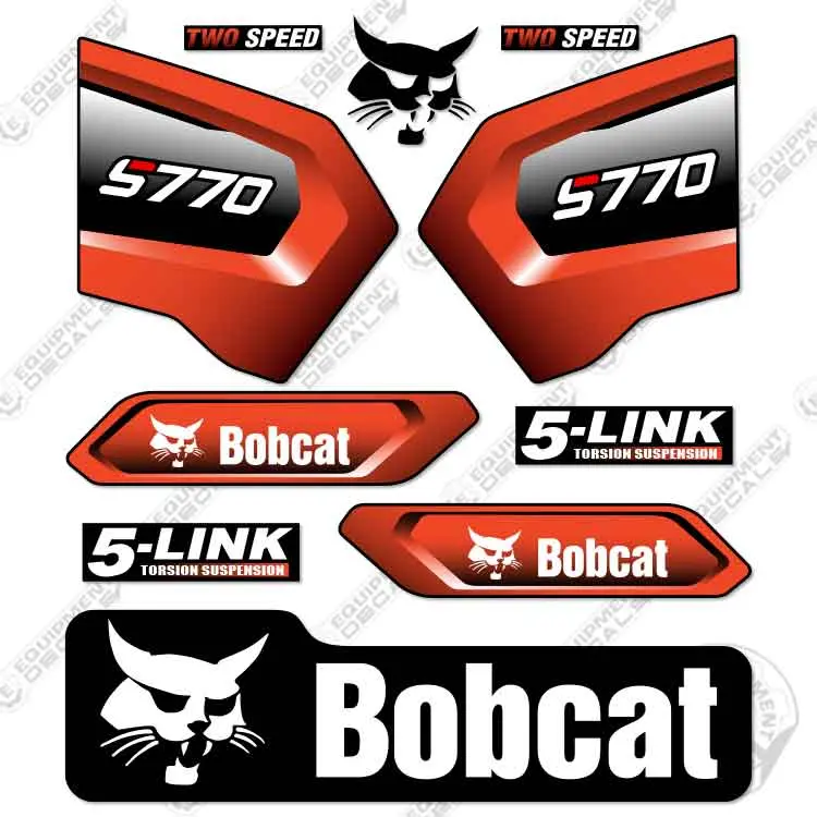 Fits Bobcat S-770 Decal Kit Skid Steer Stage 5 1