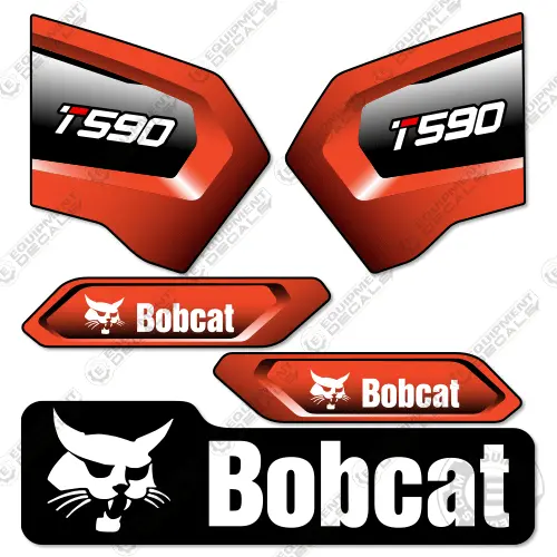 Fits Bobcat T590 Decal Kit Track Loader - Stage 5 1
