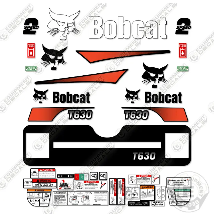 Fits Bobcat T-630 Decal Kit Track Loader M-2 1
