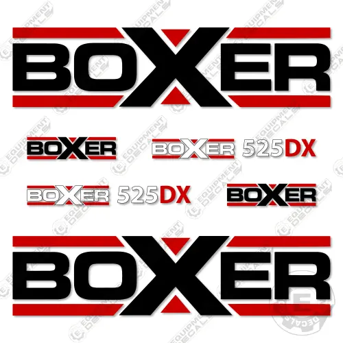 Fits Boxer 525Dx Decal Kit Standing Skid Steer 1