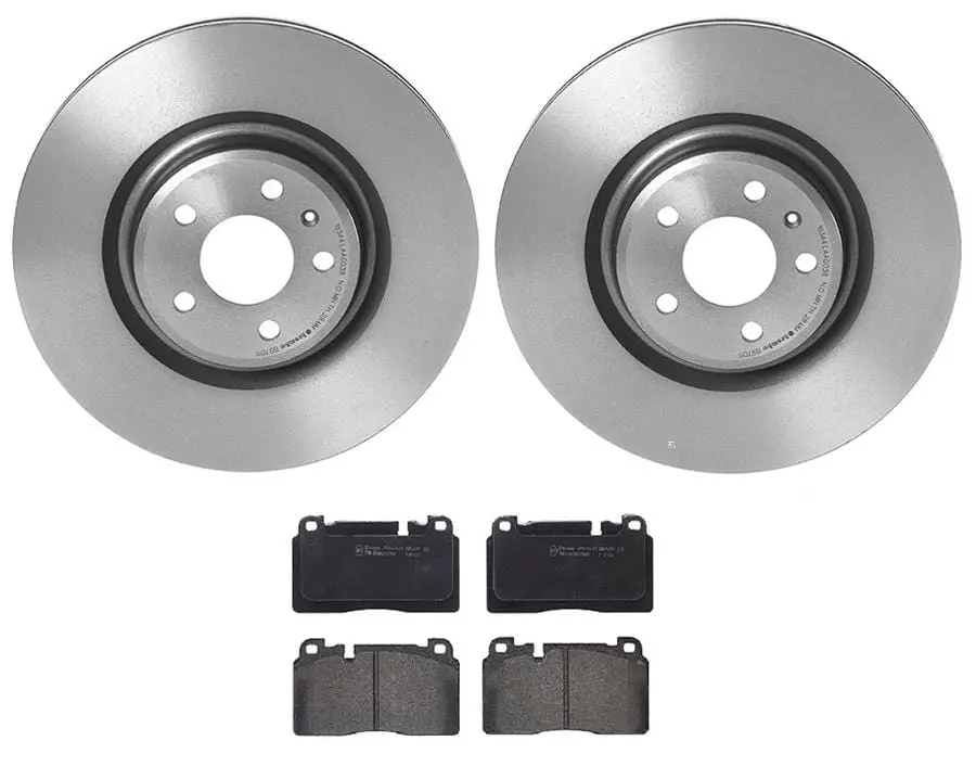 Brembo Performance Brake Kit – Front Pads & Slotted Rotors, Model Kt04107 1