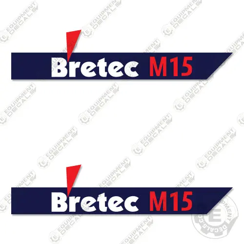 Fits Bretec M15 Decal Kit Hydraulic Hammer 1