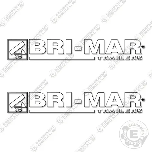 Fits Bri-Mar Decal Kit Trailer (21" Wide) 1