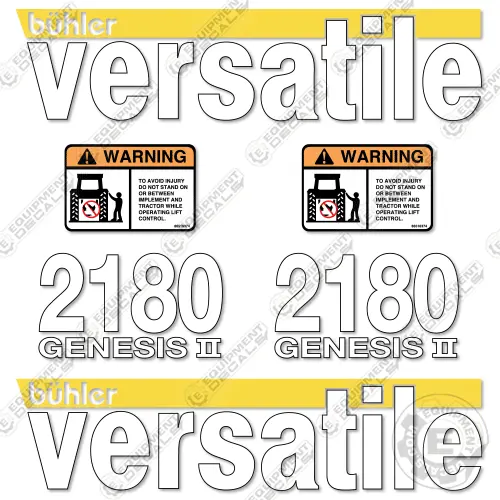 Fits Buhler Versatile 2180 Genesis 2 Decal Kit Tractor 1