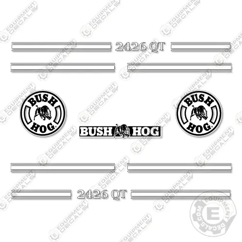 Fits Bush Hog 2426 Qt Decal Kit Front End Loader 1