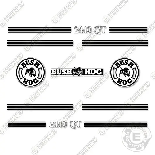 Fits Bush Hog 2440 Qt Decal Kit Front End Loader 1