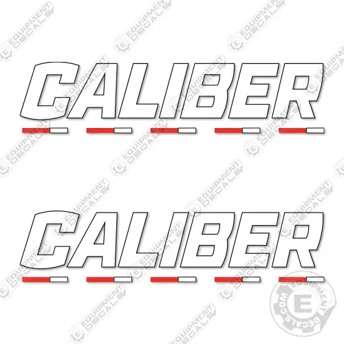 Caliber Decal Kit Trailer - 25" Logos 1