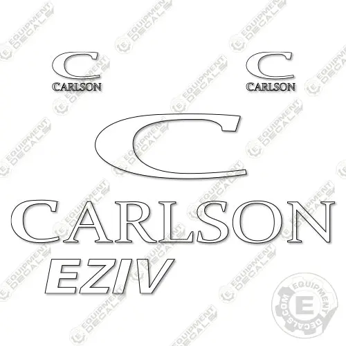 Fits Carlson Eziv Decal Kit Paver Front End Screed 1