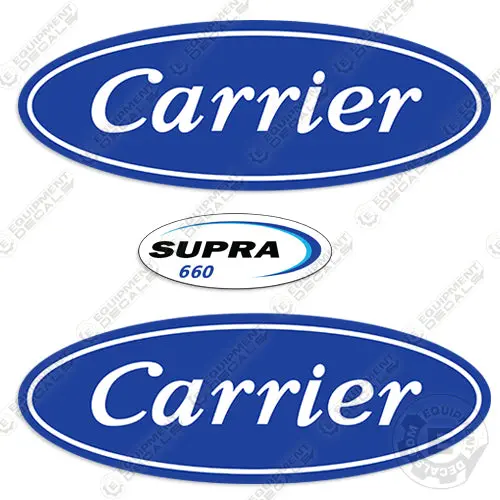 Fits Carrier Supra 660 Decal Kit Refrigeration Unit 1