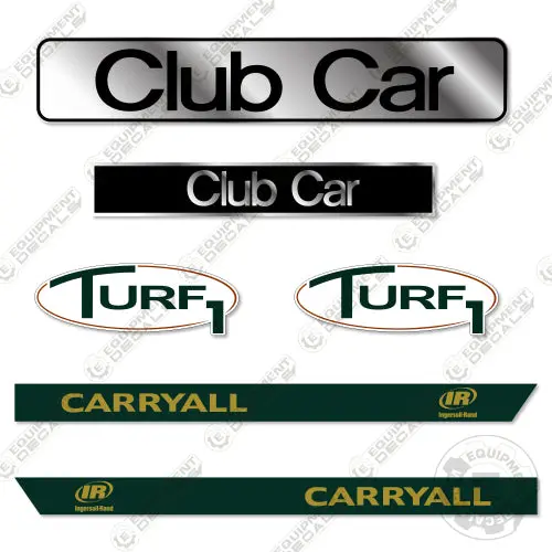 Fits Club Car Carryall Turf1 Decal Kit Golf Cart 1