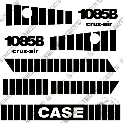 Fits Case 1085B Decal Kit Excavator Cruz-Air 1