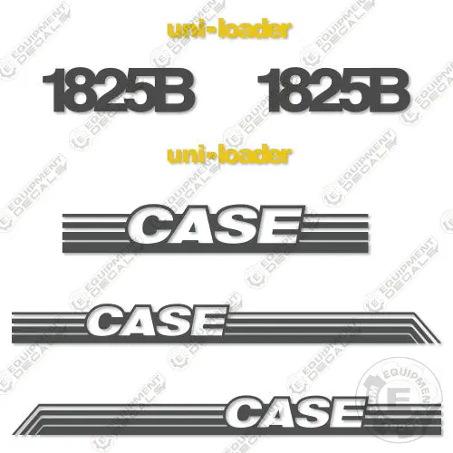 Fits Case 1825B Decal Kit Skid Steer 1