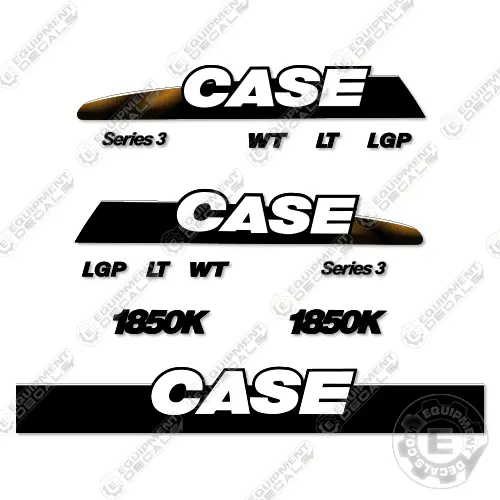 Fits Case 1850K Series 3 Decal Kit Dozer 1