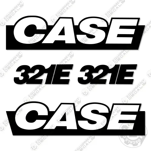 Fits Case 321E Decal Kit Wheel Loader 1