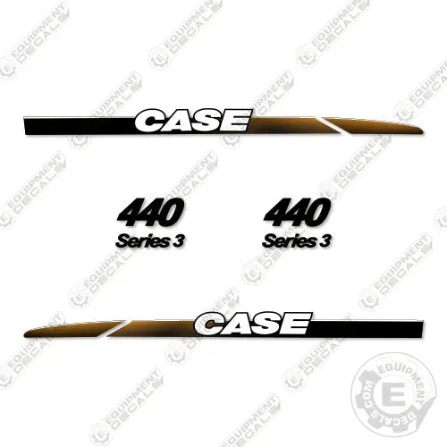 Fits Case 440 Series 3 Skid Steer Decal Kit 1