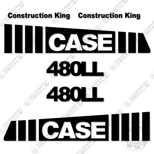Fits Case 480 Ll Decal Kit Backhoe 1