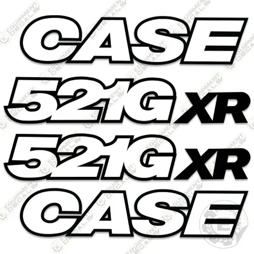 Fits Case 521G Xr Decal Kit Wheel Loader - 3M Reflective! 1