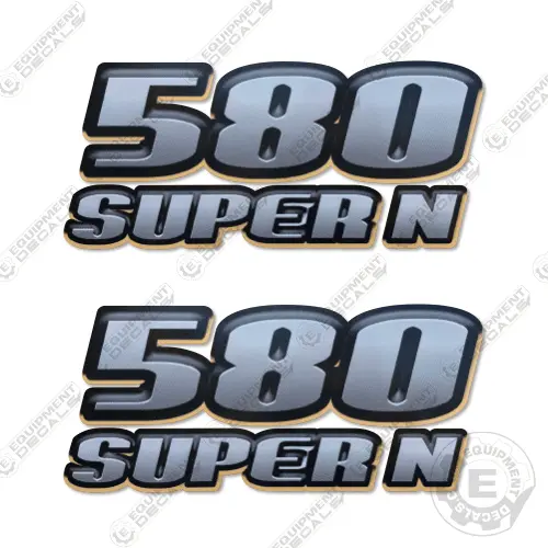 Fits Case 580 Super N Number Decal Kit (Set Of 2) 1