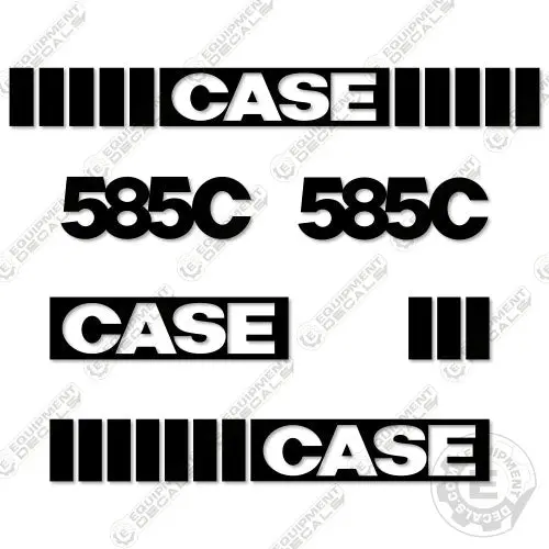 Fits Case 585C Decal Kit Skid Steer 1
