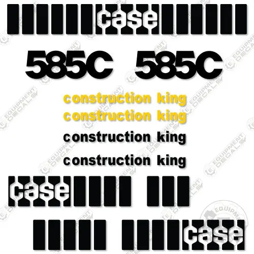 Fits Case 585C Decal Kit Forklift 1