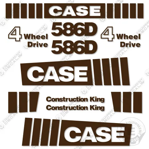Fits Case 586D Decal Kit Forklift 1