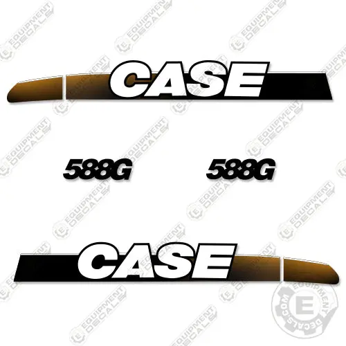 Fits Case 588G Decal Kit Forklift 1
