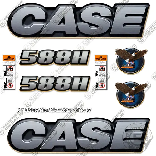 Fits Case 588H Decal Kit Rough Terrain Forklift 1