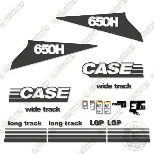 Fits Case 650H Decal Kit Dozer 1
