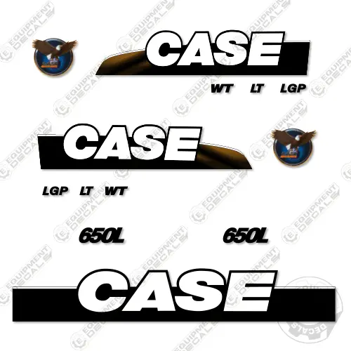 Fits Case 650L Decal Kit Dozer 1